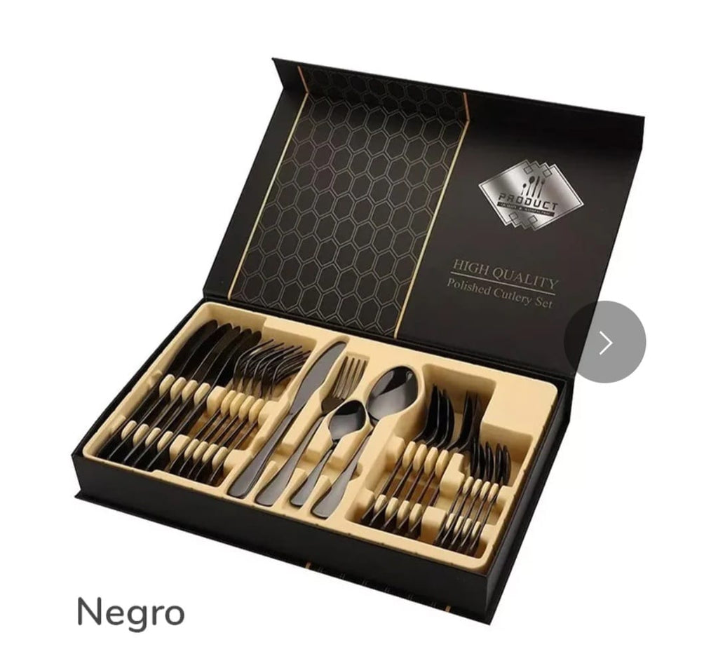 Juego de Cubiertos en Acero Inox 24 Piezas