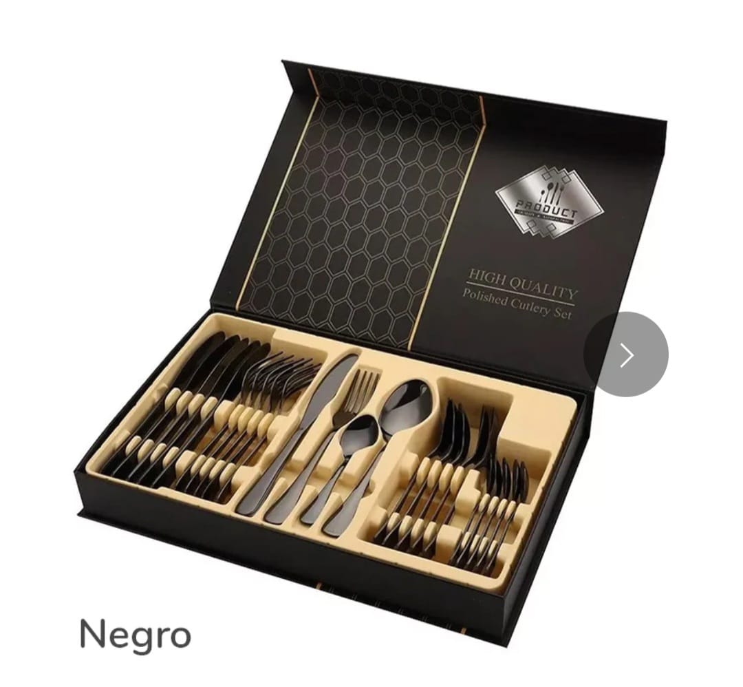 Juego de Cubiertos en Acero Inox 24 Piezas